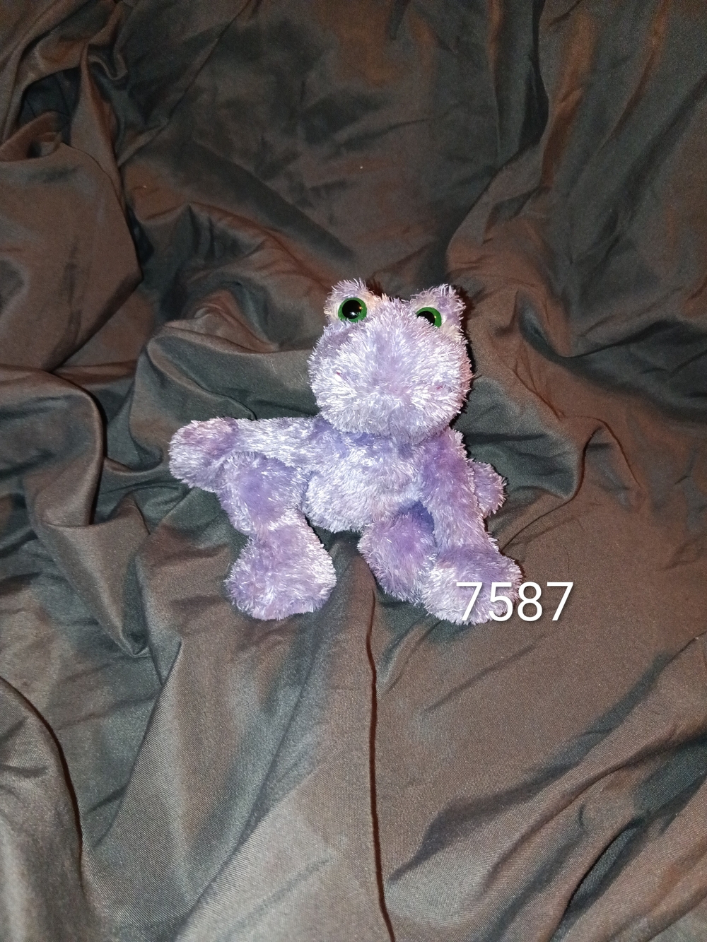 Russ Plush Purple Frog